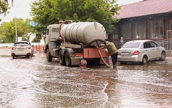 Оперштаб по ликвидации последствий проливных дождей прошел в Улан-Удэ