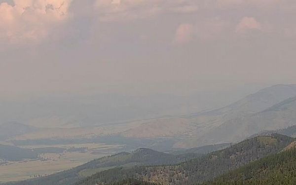 Бурятию накрыл дым от лесных пожаров в Иркутской области
