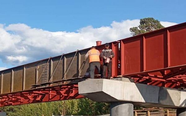 В отдаленном районе Бурятии возводят новый мост