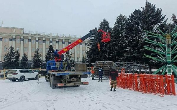 Столица Бурятии готовится к Новому году