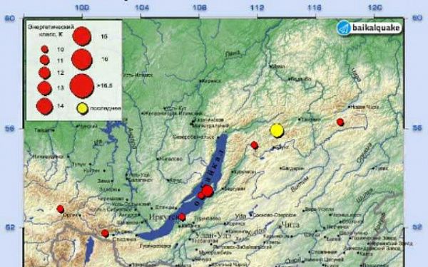 Землетрясение произошло на севере Бурятии