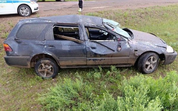 19-летний водитель иномарки погиб, перевернувшись на трассе в Бурятии