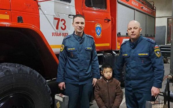 Мечту будущего пожарного исполнили в Улан-Удэ