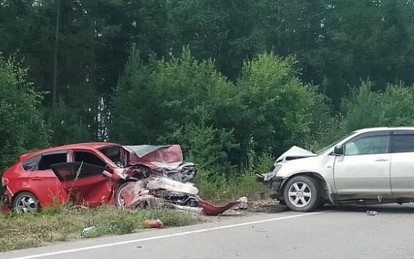 В Бурятии в страшной аварии погибли два человека