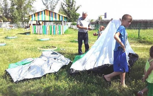 В Бурятии организуется палаточный отдых детей на территории социальных учреждений