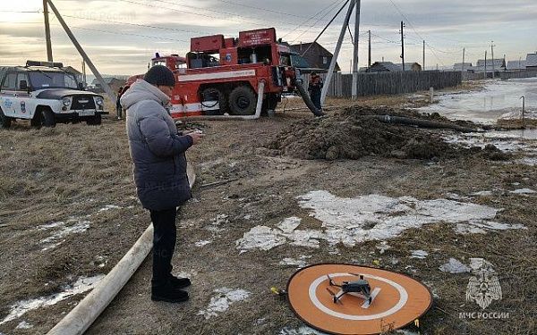10 приусадебных участков освободились от воды в Бурятии