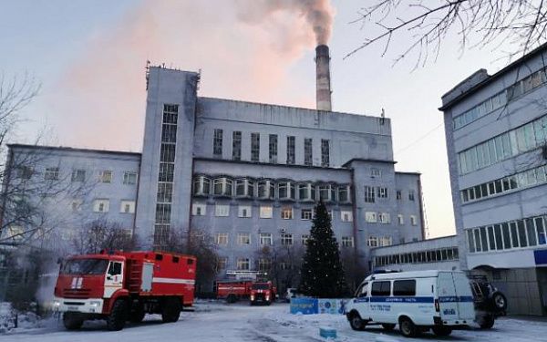 Сотрудники МЧС России продолжают дежурство на Улан-Удэнской ТЭЦ-1