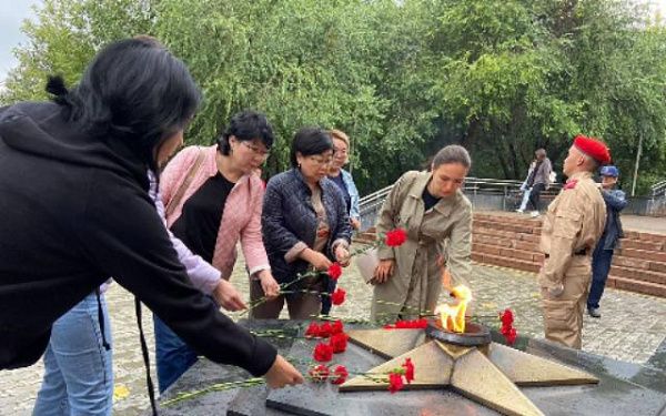 В Улан-Удэ почтили память воинов, погибших во Второй мировой войне