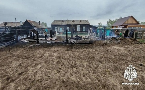 В Бурятии за сутки пожарно-спасательные подразделения реагировали на 4 возгорания