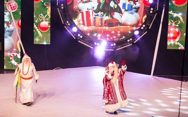 На ёлке в Улан-Удэ был настоящий Дед Мороз