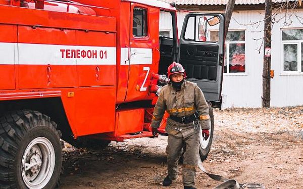 В Десятниковской школе прошли учения пожарных
