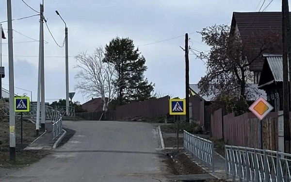 В селе Ошурково дорожные работы вышли на финишную прямую