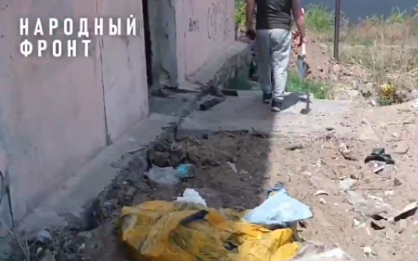 В Улан-Удэ часть мусора со свалки-скотомогильника спрятали и прикопали