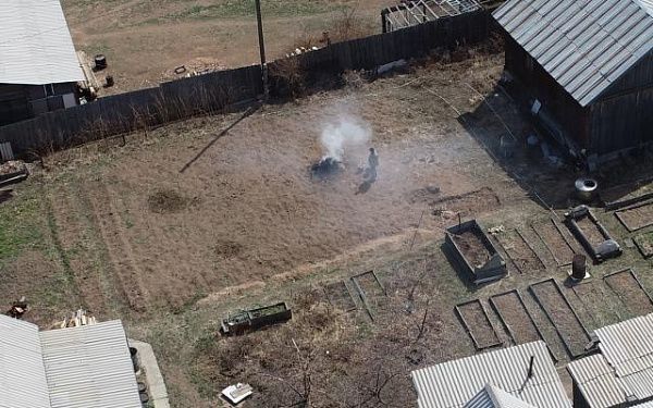 В Бурятии с помощью беспилотников выявляют поджигателей сухой травы