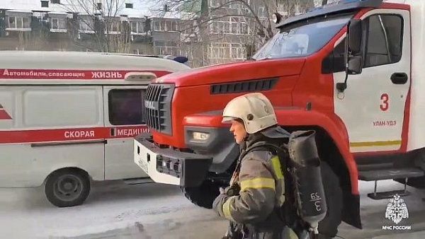 В Улан-Удэ на пожаре погиб один человек, второй - пострадал