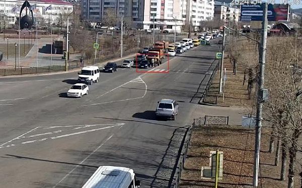 Возле "Черного тюльпана" в Улан-Удэ произошло ДТП