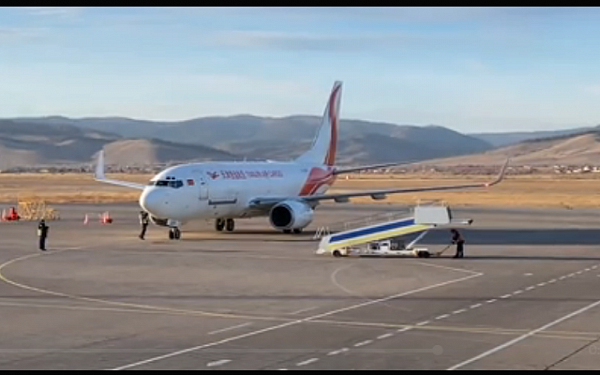 В аэропорту Бурятии впервые приземлилась китайская авиакомпания