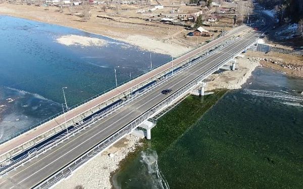 В Тункинском районе Бурятии открыто рабочее движение по мосту через реку Зун-Мурэн