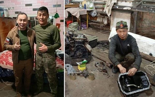 Механики-волонтёры из Бурятии круглосуточно ремонтируют автомобили на СВО