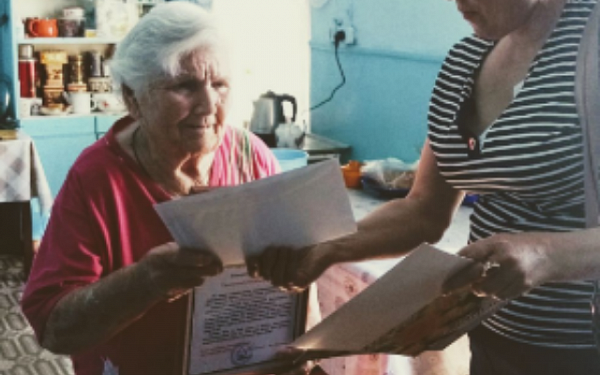 В Бурятии участница трудового фронта отметила 90-летний юбилей