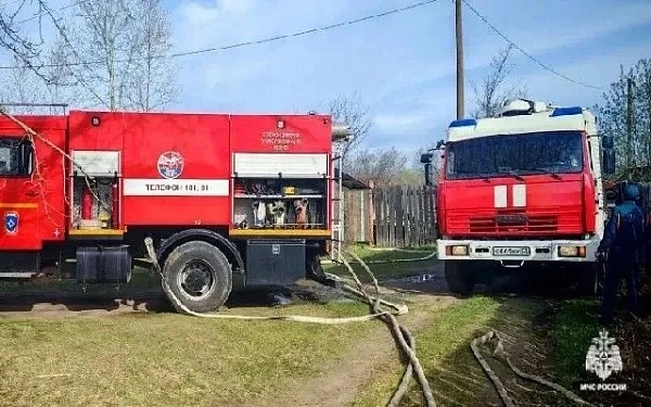 В Бурятии за сутки пожарно-спасательные подразделения реагировали на 10 возгораний
