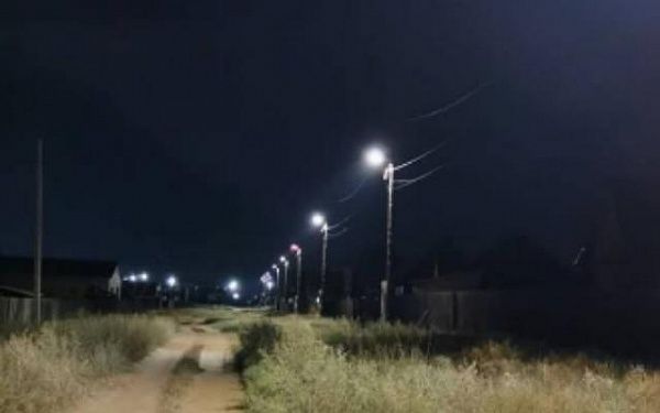 В СНТ и ДНТ Улан-Удэ появились новые уличные светильники