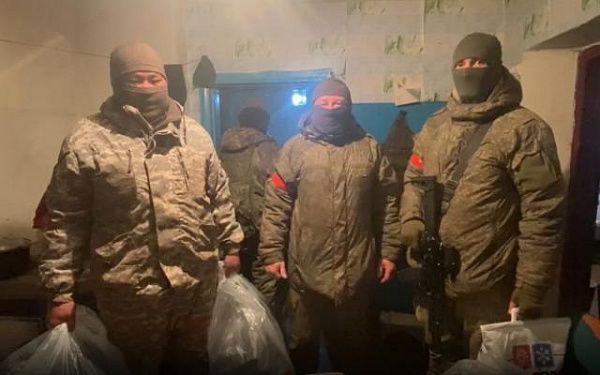 Для бойцов батальона «Байкал» доставили очередной гуманитарный груз от земляков