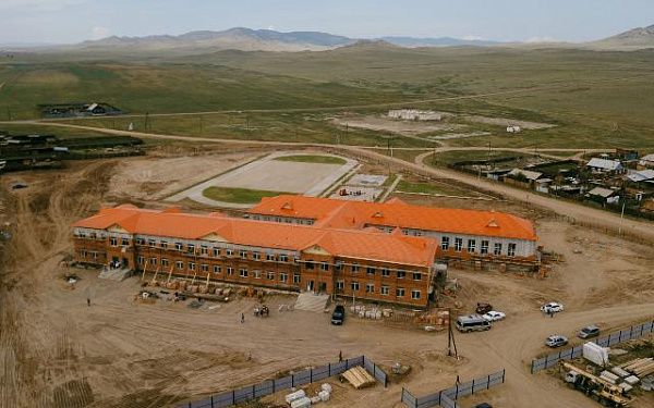 Строительство Новоселенгинской школы в Бурятии вышло на финальный этап