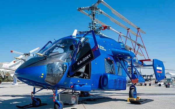 Модернизированный вертолет Ка-226Т впервые представлен на международной выставке в Дубае