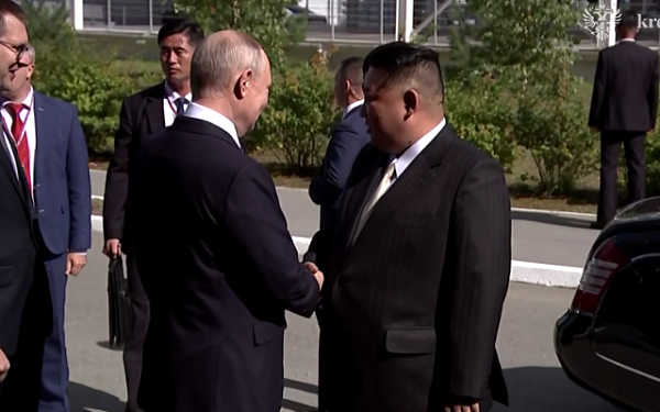Путин и Ким Чен Ын встретились на космодроме Восточный 
