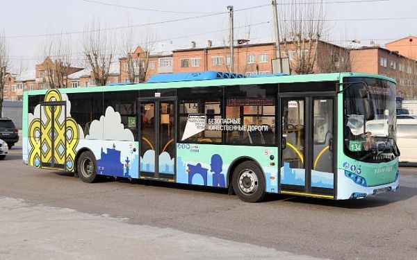 Работа автобусов в Улан-Удэ приспособлена к сильным морозам 