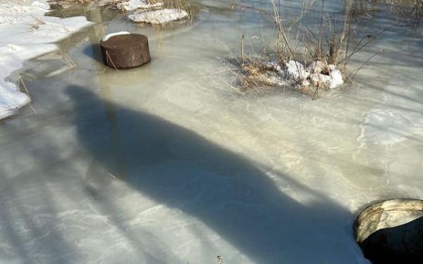 На ручье в мкр Дивизионный прочистят русло для отвода воды