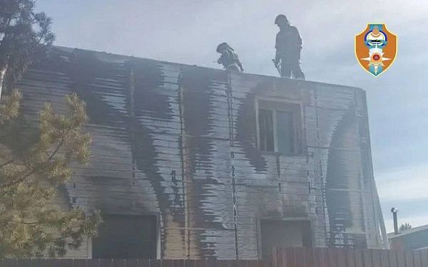В Тарбагатайском районе ликвидирован пожар в жилом секторе
