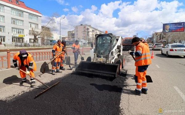 В Улан-Удэ устранили ямы на 135 участках городских улиц