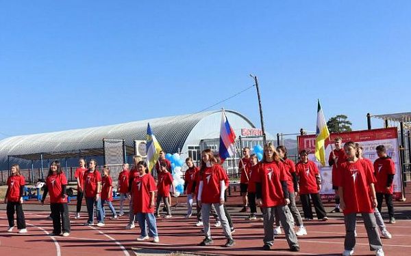 В районе Бурятии открылась спортивная площадка для сдачи нормативов ГТО