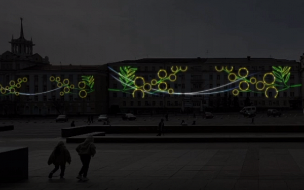 В центре Улан-Удэ расцветут лазерные цветы