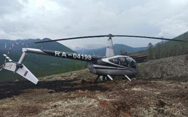 Вылетевший из Забайкалья вертолёт жёстко приземлился на границе с Бурятией
