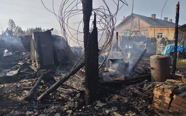 Нарушение правил пожарной безопасности при эксплуатации печи – причина пожара с гибелью в Кабанском районе