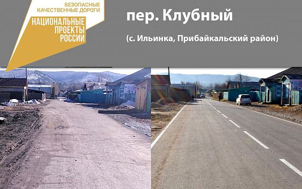 В Прибайкальском районе Бурятии завершили ремонт улиц