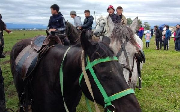 На конном фестивале в горном районе Бурятии победил 74-летний наездник