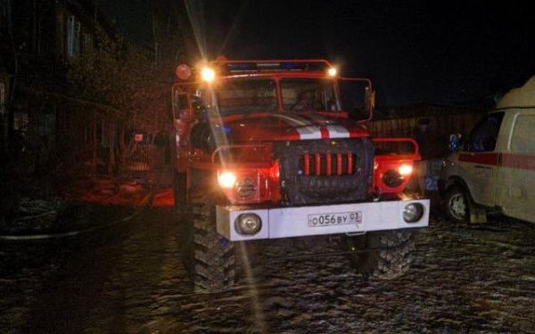 В Улан-Удэ на пожаре пострадал мужчина