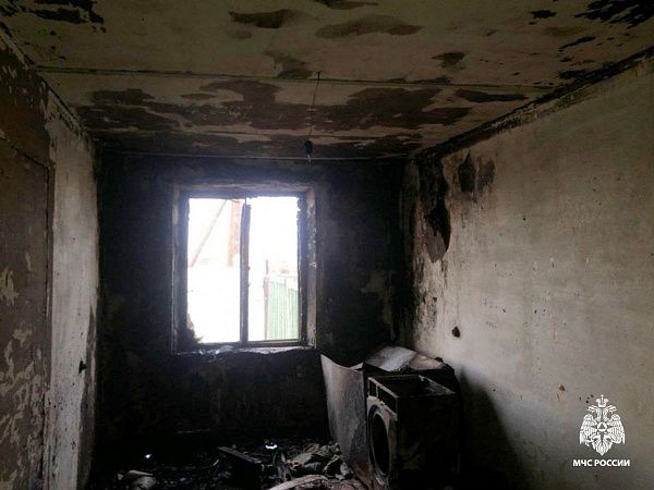 На пожаре в Нижней Иволге спасён мужчина