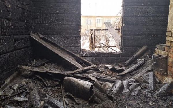 На пожаре в Кабанском районе погиб мужчина