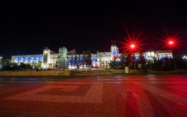 Ночная подсветка в Улан-Удэ стала разнообразнее