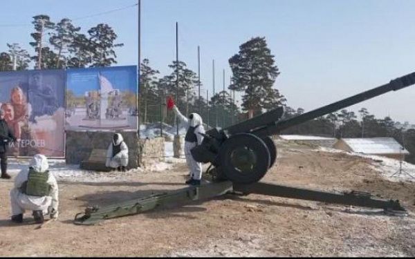 В День защитника Отечества в Улан-Удэ прозвучал полуденный выстрел  