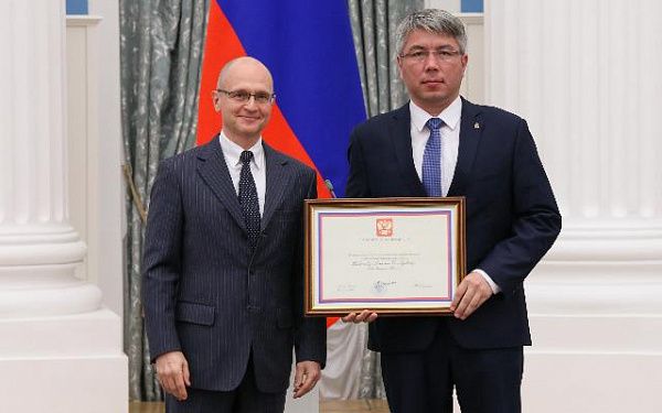 Алексей Цыденов получил награду Президента «за многолетнюю добросовестную работу»