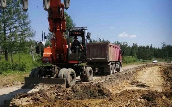 В районе Бурятии продолжаются  восстановительные работы дороги