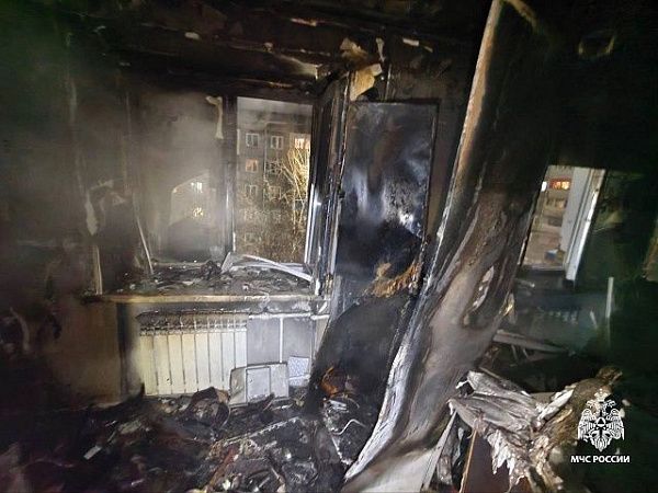 Двое мужчин пострадали на пожаре в Улан-Удэ