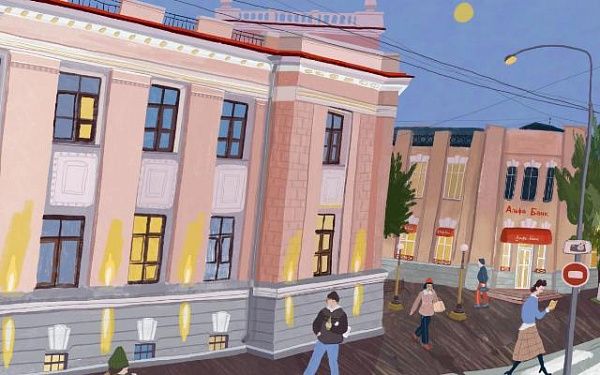 Молодая художница посвятила Улан-Удэ серию работ 