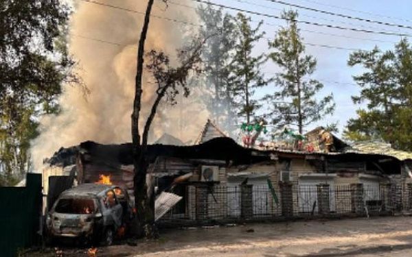 Полиция разыскивает виновника крупного пожара в курортном поселке Бурятии 
